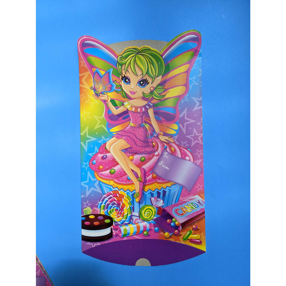 Set of 3 Vintage Lisa Frank 90's Y2k Candy Fairy Paper Gift Boxes - Picture 3 of 8